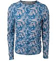 Hound -Bluse - Grafisches Top - Blue Mix