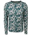 Hound -Bluse - Grafisches Top - Olive Mix