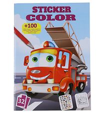 Megastar Kleurboek m. Stickers - 32 pagina's - Auto's