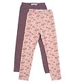 Minymo Leggings - 2 Pakki - Misty Rose