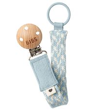 BIBS Speenketting - Gevlecht - Baby Blue/Ivory