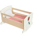 Djeco Docktillbehör - Vagga - Rocking Bed Blue Night