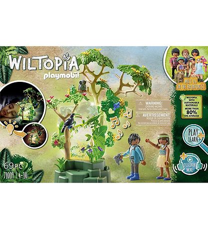Playmobil Wiltopia - Regnskógur-Náttljós - 71009 - 69 Partar