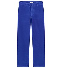 Grunt Corduroy Broek - Wise Wide Corderoy - Digitaal Blue