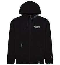 Champion Fashion Cardigan - Zwart m. Logo