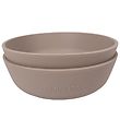 Bol Filibabba - Silicone - 2 Pack - Warm Grey