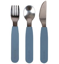 Filibabba Silicone Cutlery - Powder Blue