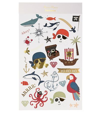 Meri Meri Tattoos - Large - Pirate