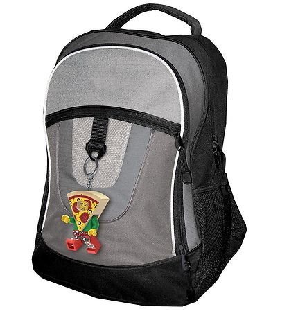 LEGO® Keychain w. Flashlight - LEGO® Pizza Guy