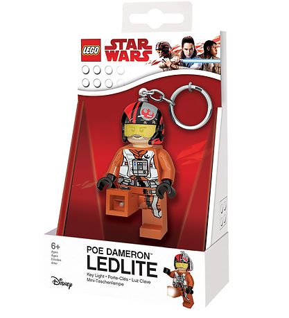 LEGO® Star Wars Keychain w. Flashlight - LEGO® Poe Dameron