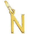 Me&My BOX Pendant - N - Gold plated 18k