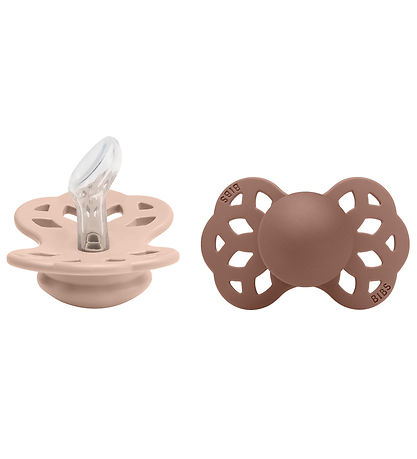 BIBS Infinity Schnuller - 2er-Pack - Gr. 1 - Anatomisch - Blush/
