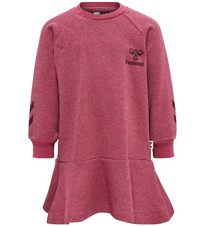 Hummel Kleid - hmlSally - Erdrot m. Goldglitzer