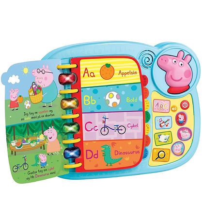 Vtech Bok med lyd - Dansk - Peppa Gris Lærings- og oppdagelsesbo