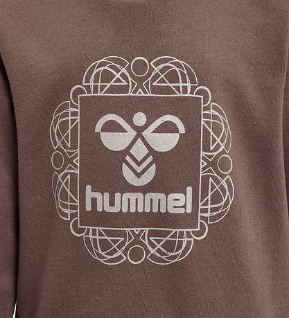 Hummel Sweatshirt - hmlLime - Deep Taupe w. Silver