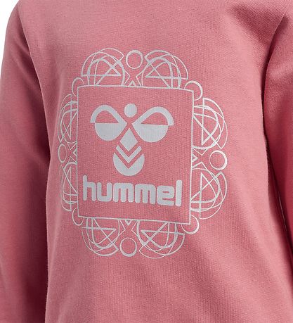 Hummel Sweatshirt - hmlLime - Dusty Rose w. Silver