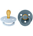BIBS Colour Pacifiers - 2-Pack - Size 1 - Symmetrical - Baby Blu