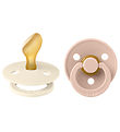 BIBS Colour Pacifiers - 2-Pack - Size 2 - Anatomical - Ivory/Blu