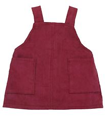 Asi Dukketøj - 43-46 cm - Smækkjole - Burgundy