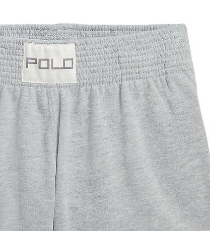 Polo Ralph Lauren 스웨트 반바지 - 발레 - 그레이 멜란지