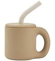 Liewood Cup w. Straws - Jenna - Oat/Sandy