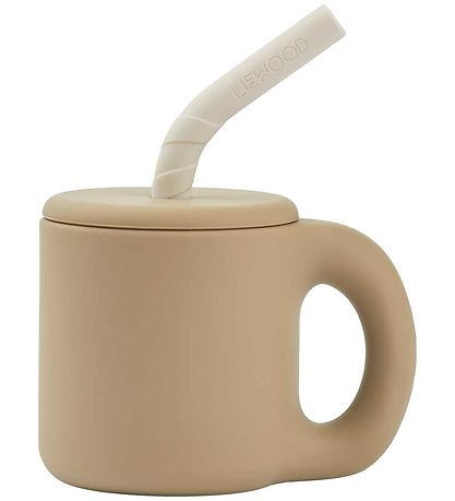 Liewood Cup w. Straws - Jenna - Oat/Sandy