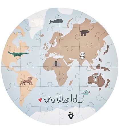 OYOY Jigsaw Puzzle - World - 32 Bricks