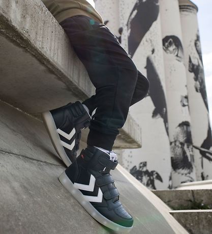 Hummel Light-Up Shoes - Stadil Flash - Black Iris
