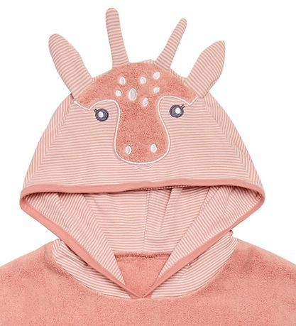 Hust and Claire Towel Poncho - Finni - Desert Red