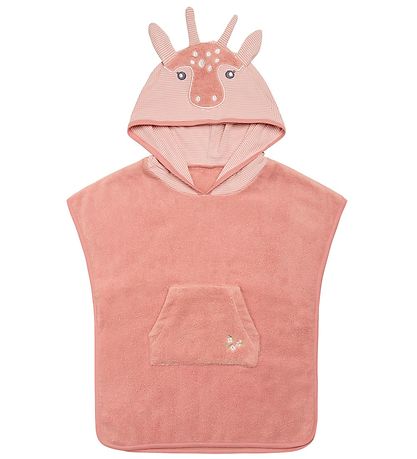 Hust and Claire Towel Poncho - Finni - Desert Red