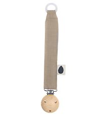 Pine Cone Pacifier Clip - Nohr - Mushroom