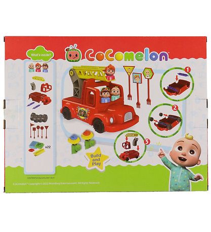 Jouet d'Activité CoComelon - Ensemble Funbricks Fire Truck