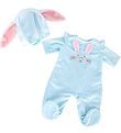 Tiny Treasures Doll Clothes - Jumpsuit w. Rabbit