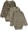 Sofie Schnoor Bodysuit L/æ - 3-Pack - Dusty Green