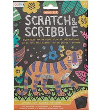 Ooly Scratch & Scribble Mini Sett - Jungle Fun