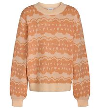 Grunt Blouse - Gebreid Anele - Light Oranje
