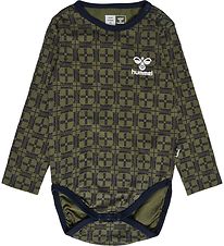 Hummel Romper l/s - hmlCheck - Kalamata