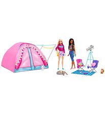 Barbie Poppenset - Camping Tent en Poppen Brooklyn en Malibu