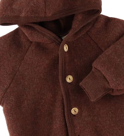 Engel Cardigan - Wol - Kaneelmelange