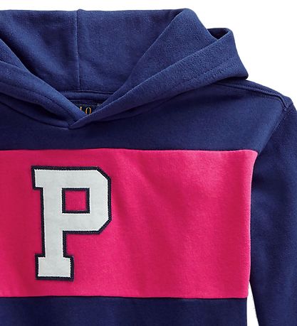 Polo Ralph Lauren Hoodie - Boston Commons - Blue/Pink