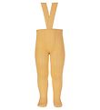 Condor Tights w. Suspenders - Rib - Yellow