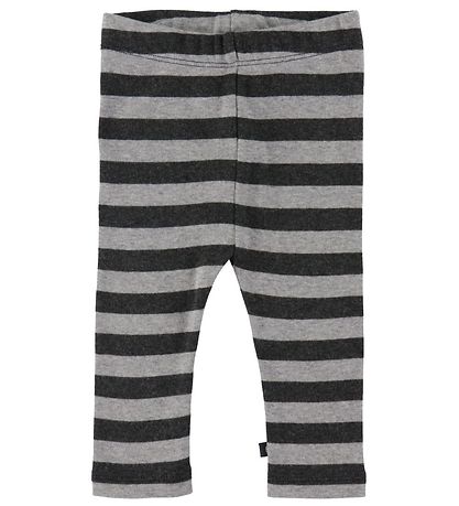 Smallstuff Leggings - Striped - Grey/anthracite