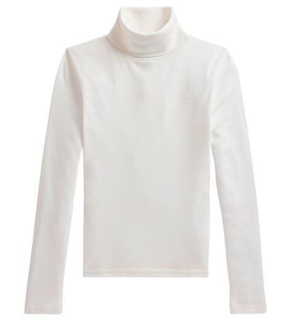 Polo Ralph Lauren Blouse w. Turtleneck - Boston Commons - White