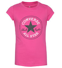 Converse T-Shirt - Roze m. Logo