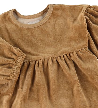 Huttelihut Kleid - Daily - Velours - Ocre