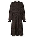 Rosemunde Jurk - Gerecycled Polyester - Gerookt Oak Snake Print