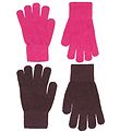 CeLaVi Handskar - Ull/Nylon - 2-pack - Rosa/Mörklila
