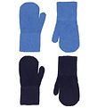 CeLaVi Vantar - Ull/Nylon - 2-pack - Bright Cobalt/Marinblå