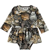Molo Bodysuit w. Skirt l/s - Frances - Hibernation