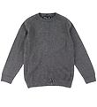 Emporio Armani Genser - Ull/Akryl - Grå Melert m. Hvit